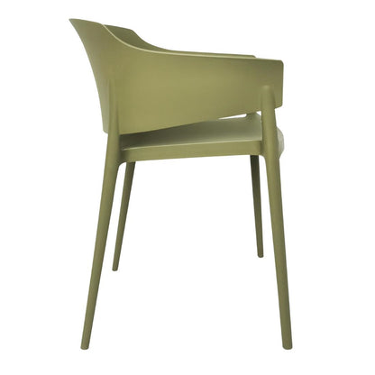 Bolero Lorenzo Cafe Chairs Green Tea (2 Pack) (Pack Quantity: 2) • PAS-DX971