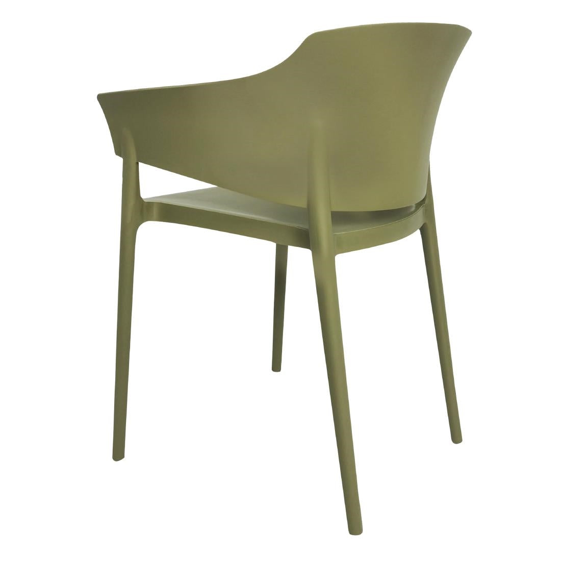 Bolero Lorenzo Cafe Chairs Green Tea (2 Pack) (Pack Quantity: 2) • PAS-DX971