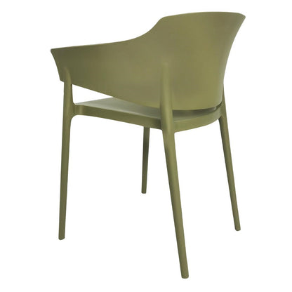 Bolero Lorenzo Cafe Chairs Green Tea (2 Pack) (Pack Quantity: 2) • PAS-DX971