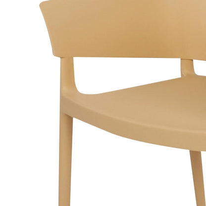 Bolero Lorenzo Cafe Chairs Warm Cream (2 Pack) (Pack Quantity: 2) • PAS-DX972