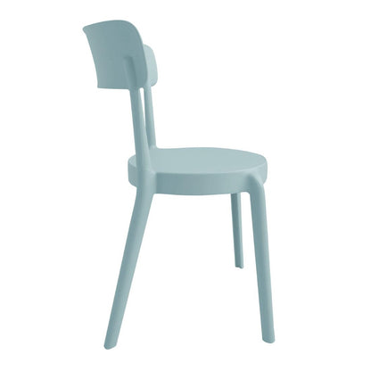 Bolero Mila Café Chairs Icy Blue (2 Pack) (Pack Quantity: 2) • PAS-DX973