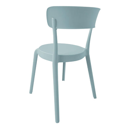 Bolero Mila Café Chairs Icy Blue (2 Pack) (Pack Quantity: 2) • PAS-DX973