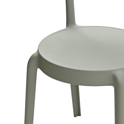 Bolero Mila Café Chairs Moss Grey (2 Pack) (Pack Quantity: 2) • PAS-DX974