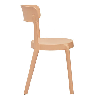 Bolero Mila Café Chairs Light Salmon (2 Pack) (Pack Quantity: 2) • PAS-DX975