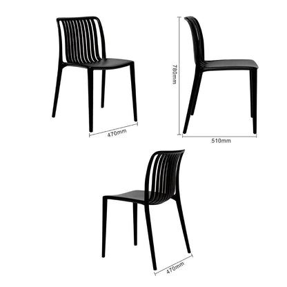 Bolero Verona Café Chairs Black (2 Pack) (Pack Quantity: 2) • PAS-DX976