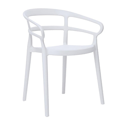 Bolero Mateo Café Chairs White (2 Pack) (Pack Quantity: 2) • PAS-DX979