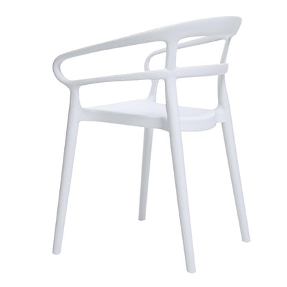 Bolero Mateo Café Chairs White (2 Pack) (Pack Quantity: 2) • PAS-DX979