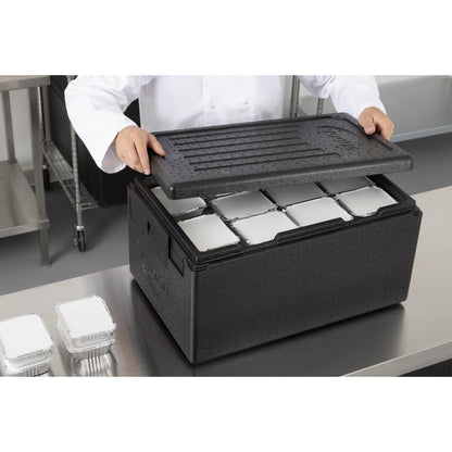 Vogue Insulated EPP Food Transport Box 46Ltr GN Size (600x400x316mm) • PAS-DX990