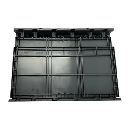 Vogue Plastic Folding Transport Storage Crate 594x396x353mm (Black. 594x396x353mm) • PAS-DX997