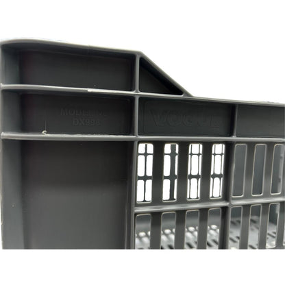 Vogue Perforated Plastic Storage Crate 542x360x290mm (Black. 542x360x290mm) • PAS-DX998