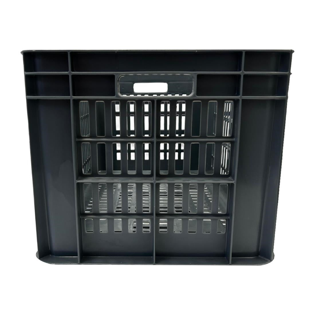 Vogue Perforated Plastic Storage Crate 542x360x290mm (Black. 542x360x290mm) • PAS-DX998