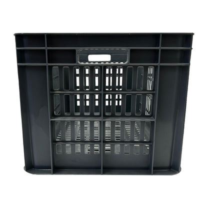 Vogue Perforated Plastic Storage Crate 542x360x290mm (Black. 542x360x290mm) • PAS-DX998