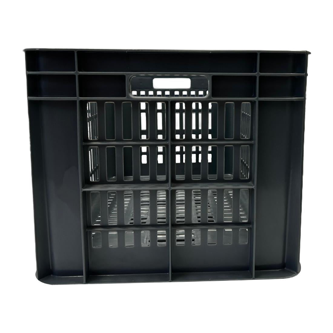 Vogue Perforated Plastic Storage Crate 542x360x290mm (Black. 542x360x290mm) • PAS-DX998