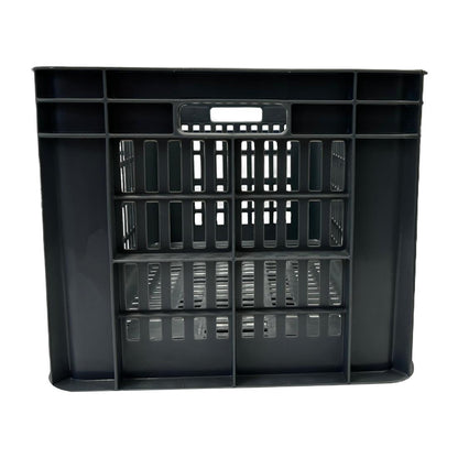 Vogue Perforated Plastic Storage Crate 542x360x290mm (Black. 542x360x290mm) • PAS-DX998