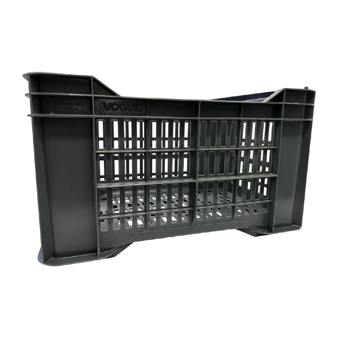Vogue Perforated Plastic Storage Crate 542x360x290mm (Black. 542x360x290mm) • PAS-DX998