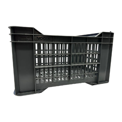 Vogue Perforated Plastic Storage Crate 542x360x290mm (Black. 542x360x290mm) • PAS-DX998