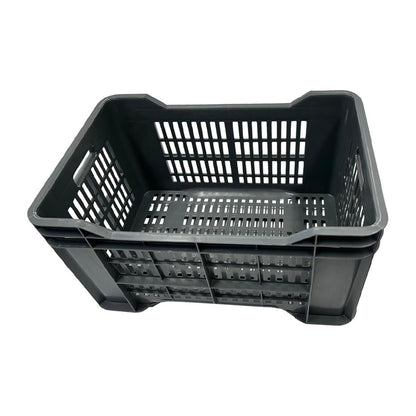 Vogue Perforated Plastic Storage Crate 542x360x290mm (Black. 542x360x290mm) • PAS-DX998
