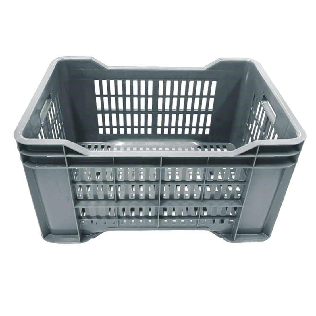 Vogue Perforated Plastic Storage Crate 542x360x290mm (Grey. 542x360x290mm) • PAS-DX998