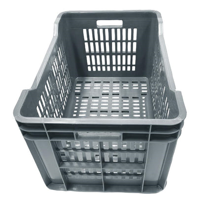Vogue Perforated Plastic Storage Crate 542x360x290mm (Grey. 542x360x290mm) • PAS-DX998