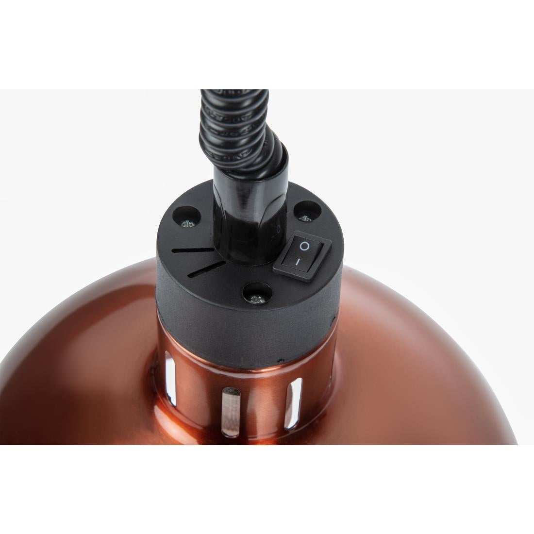 Apuro Retractable Dome Heat Shade Copper Finish • PAS-DY460-A