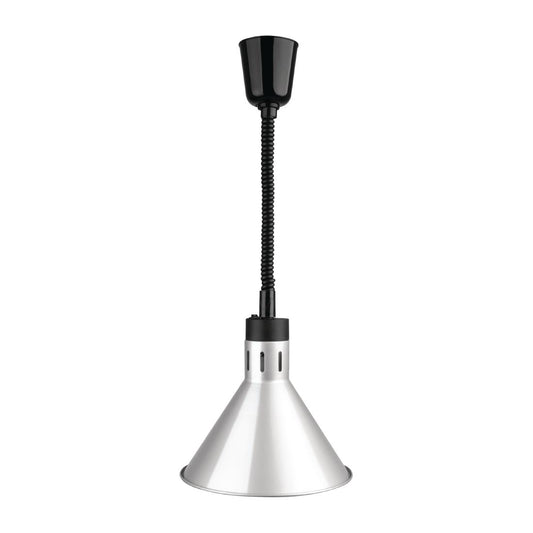 Apuro Conical Retractable Heat Shade Silver Finish • PAS-DY464-A