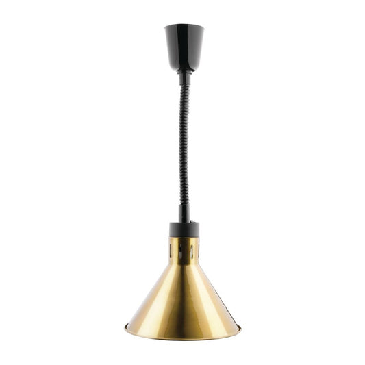 Apuro Conical Retractable Heat Shade Pale Gold Finish • PAS-DY465-A