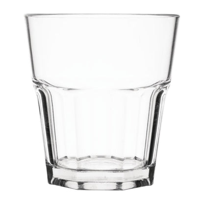Olympia Kristallon Polycarbonate Orleans Rocks Tumblers 250ml (12 Pack) • PAS-DY792