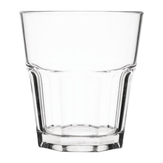 Olympia Kristallon Polycarbonate Orleans Rocks Tumblers 250ml (12 Pack) • PAS-DY792