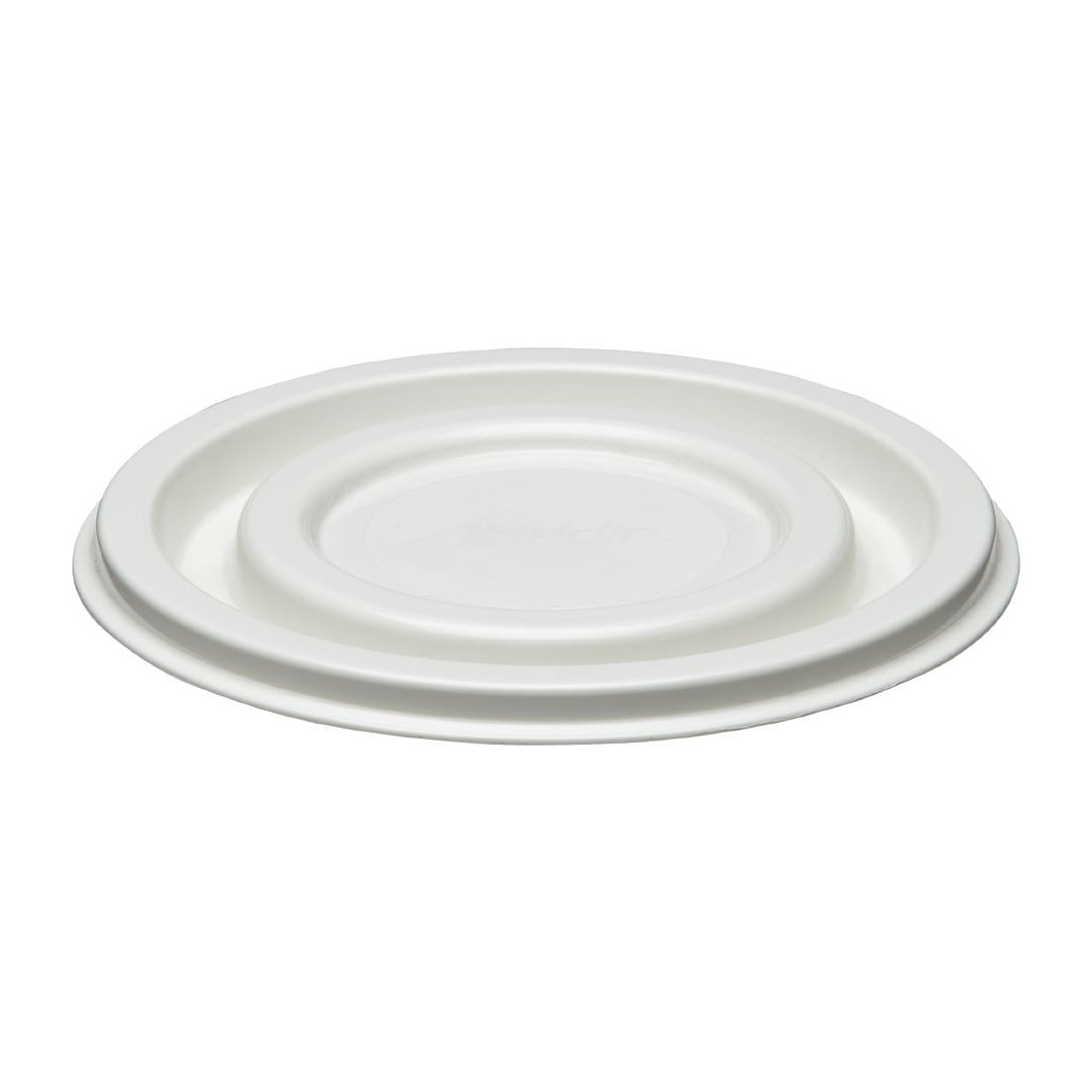 Aladdin Temp-Rite Reusable Bowl Flat Lid- Ivory (100 Pack) (Suits 8oz / 230ml bowl | Flat Lid | Ivory | Box 100) • PAS-DY974