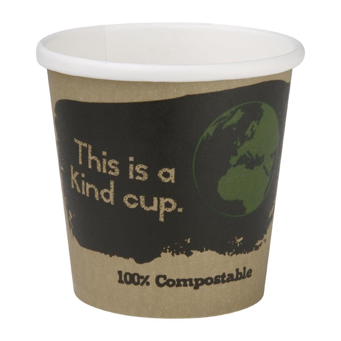 Fiesta Compostable Espresso Takeaway Cups Single Wall 114ml / 4oz (Pack of 50) • PAS-DY980