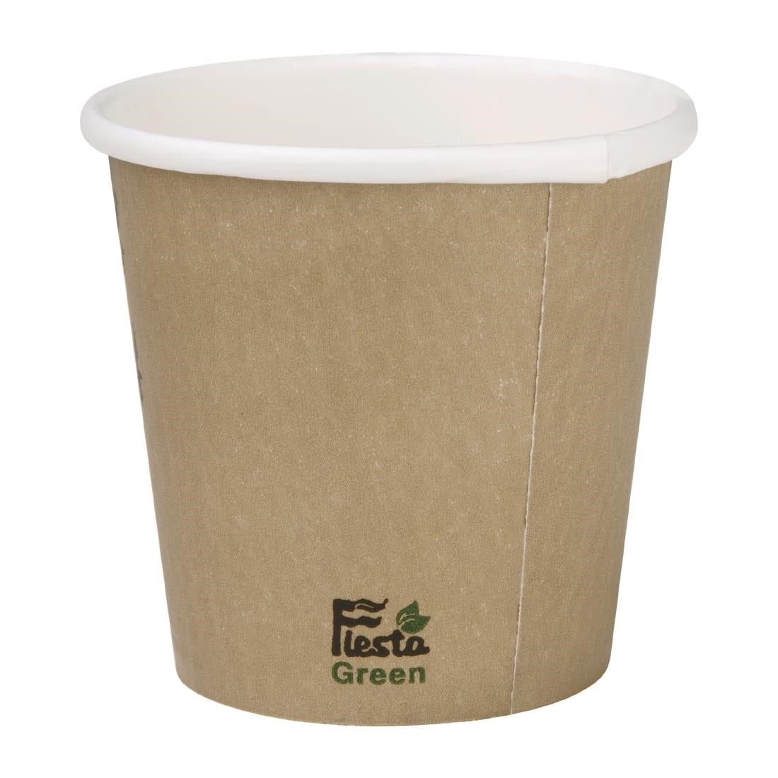 Fiesta Compostable Hot Cup Single Wall Kind 114ml (50 Pack) (Pack Quantity: 50) • PAS-DY980