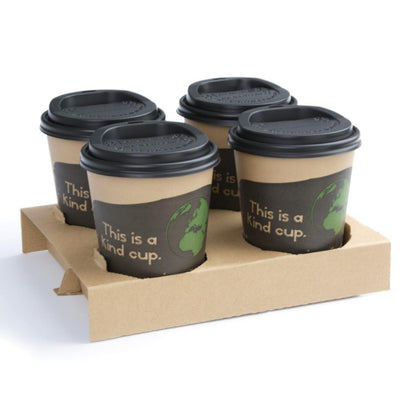 Fiesta Compostable Coffee Cups Double Wall 340ml / 12oz (Pack of 500) • PAS-DY987