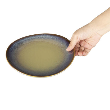 Olympia Birch Aubergine Coupe Plate - 205mm 8" (6 Pack) (205(Ø)mm | Pack Quantity: 6) • PAS-DZ696