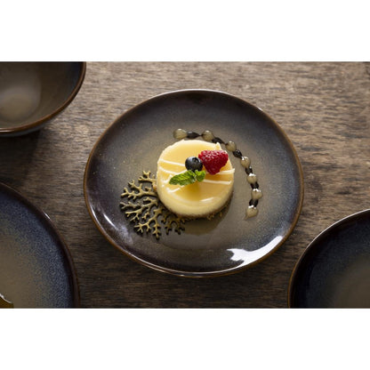 Olympia Birch Aubergine Coupe Plate - 205mm 8" (6 Pack) (205(Ø)mm | Pack Quantity: 6) • PAS-DZ696