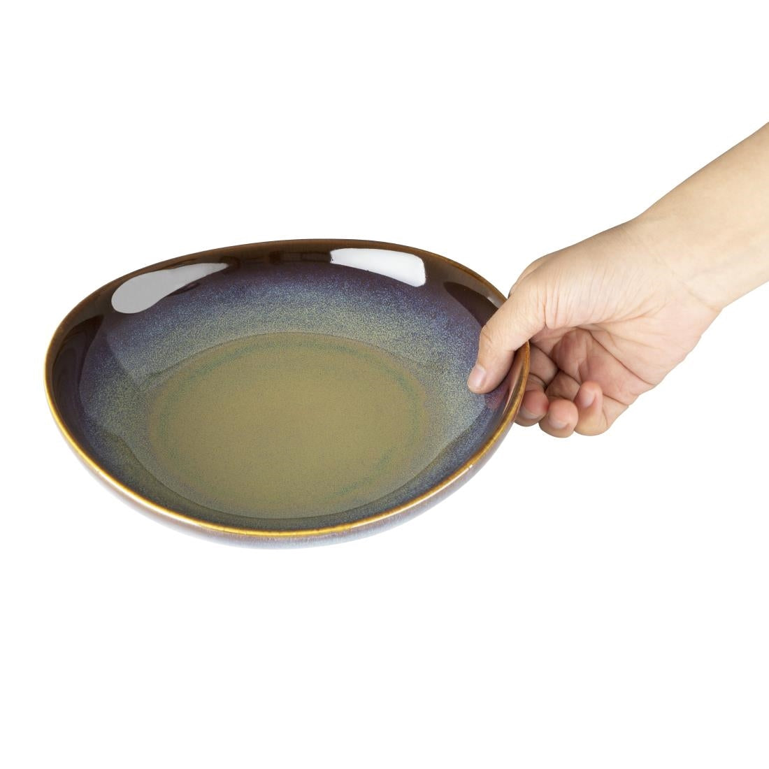 Olympia Birch Aubergine Wide Bowl - 205mm 8" (6 Pack) (205(Ø)mm | Pack Quantity: 6) • PAS-DZ698