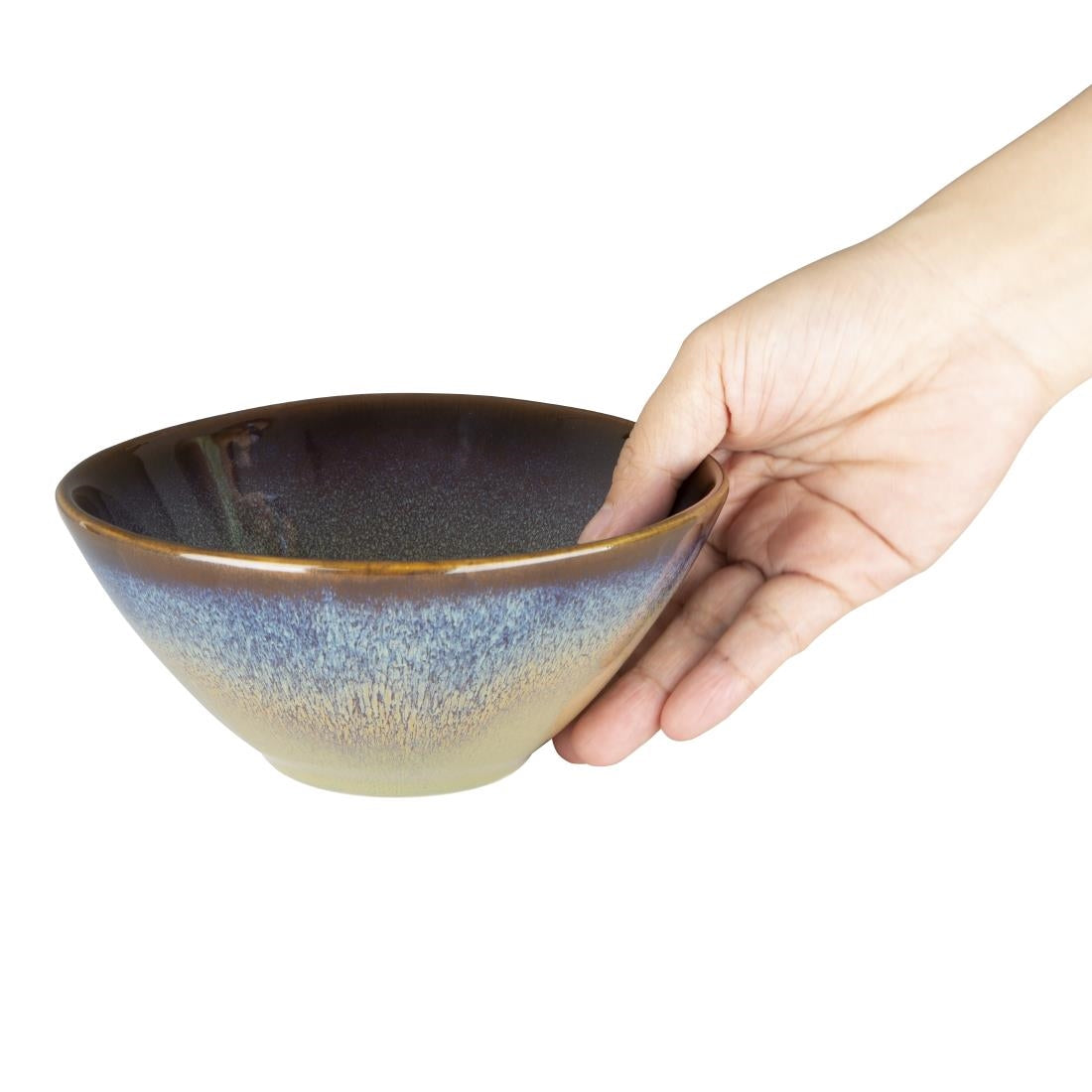 Olympia Birch Aubergine Deep Bowl - 460ml 15.5fl oz (6 Pack) (150(Ø)mm | 6". Pack Quantity: 6) • PAS-DZ699