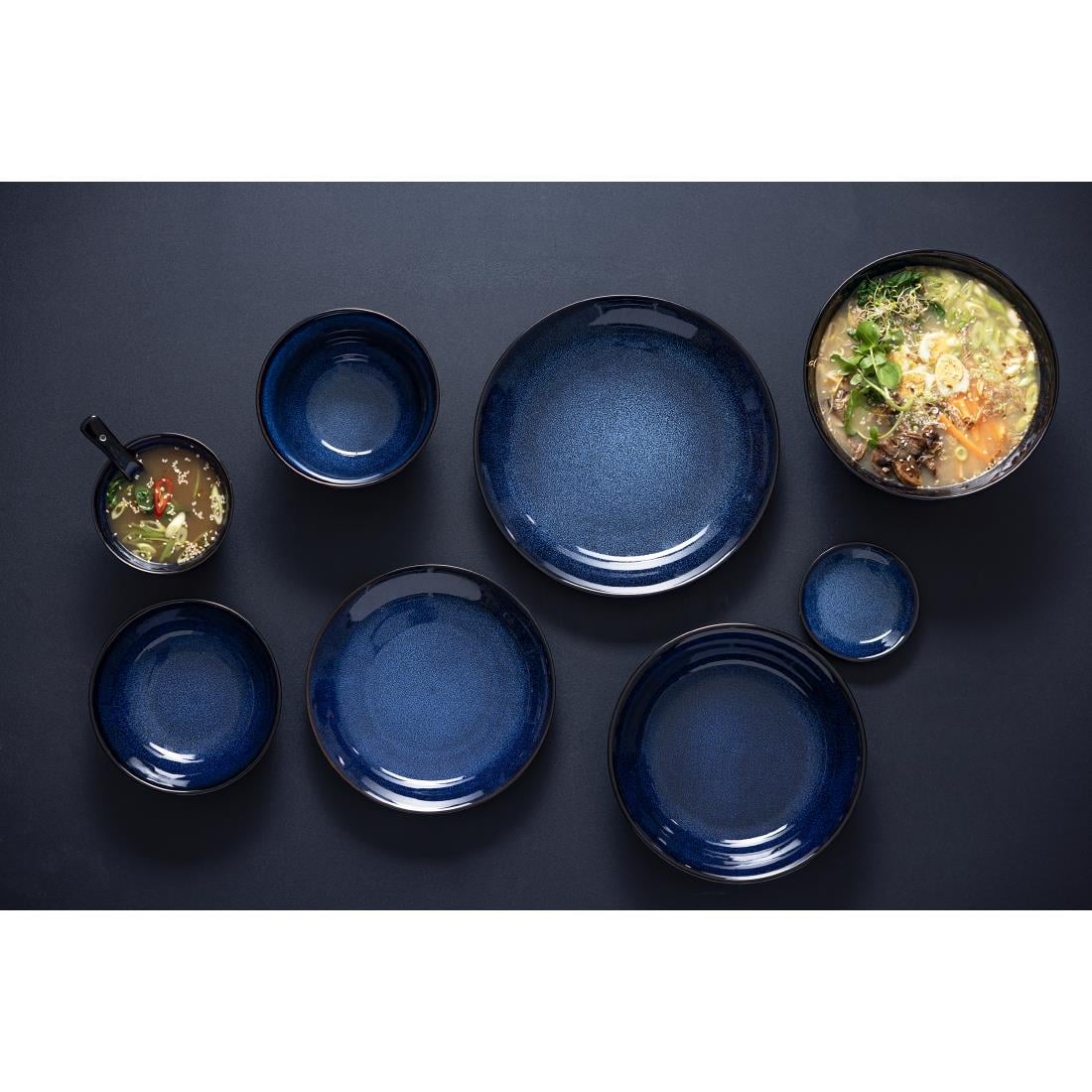 Olympia Luna Midnight Blue Soup Spoons (12 Pack) (Pack of 12) • PAS-DZ771