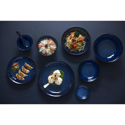 Olympia Luna Midnight Blue Coupe Plate - 205mm 8" (Box 4) • PAS-DZ779