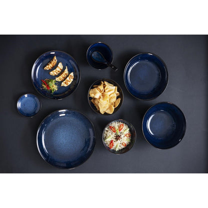 Olympia Luna Midnight Blue Soy Dishes 100mm (12 Pack) (100(Ø)x18(H)mm | Pack Quantity: 12) • PAS-DZ777