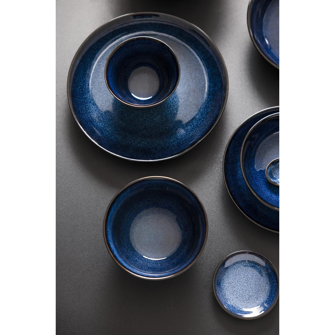 Olympia Luna Midnight Blue Soup Spoons (12 Pack) (Pack of 12) • PAS-DZ771