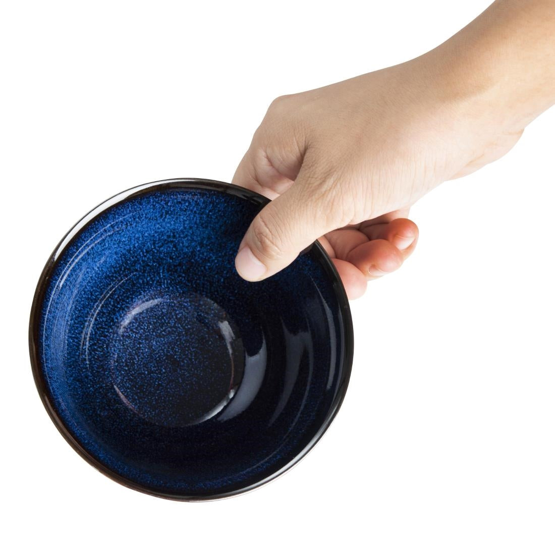 Olympia Luna Midnight Blue Footed Bowl - 115x70mm 4 1/2" (8 Pack) (115mm(Ø)x70(H)mm | Pack Quantity: 8) • PAS-DZ774