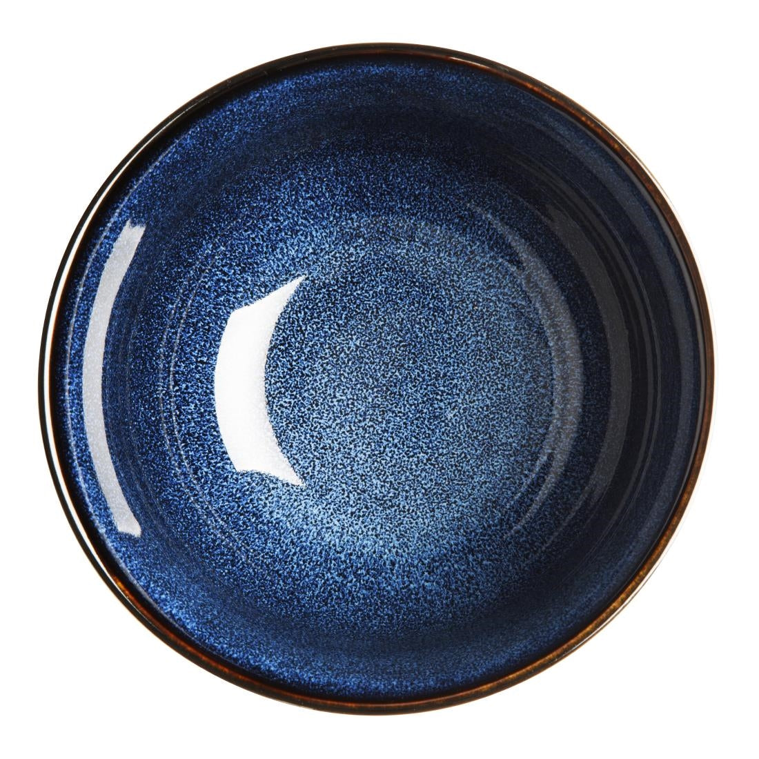 Olympia Luna Midnight Blue Footed Bowl - 150x84mm 6" (6 Pack) (150mm(Ø)x84(H)mm | Pack Quantity: 6) • PAS-DZ775