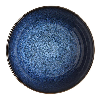 Olympia Luna Midnight Blue Footed Bowl - 205x95mm 8" (Box 4) • PAS-DZ776