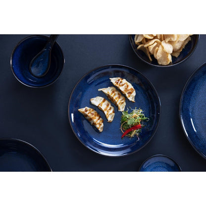 Olympia Luna Midnight Blue Soy Dishes 100mm (12 Pack) (100(Ø)x18(H)mm | Pack Quantity: 12) • PAS-DZ777