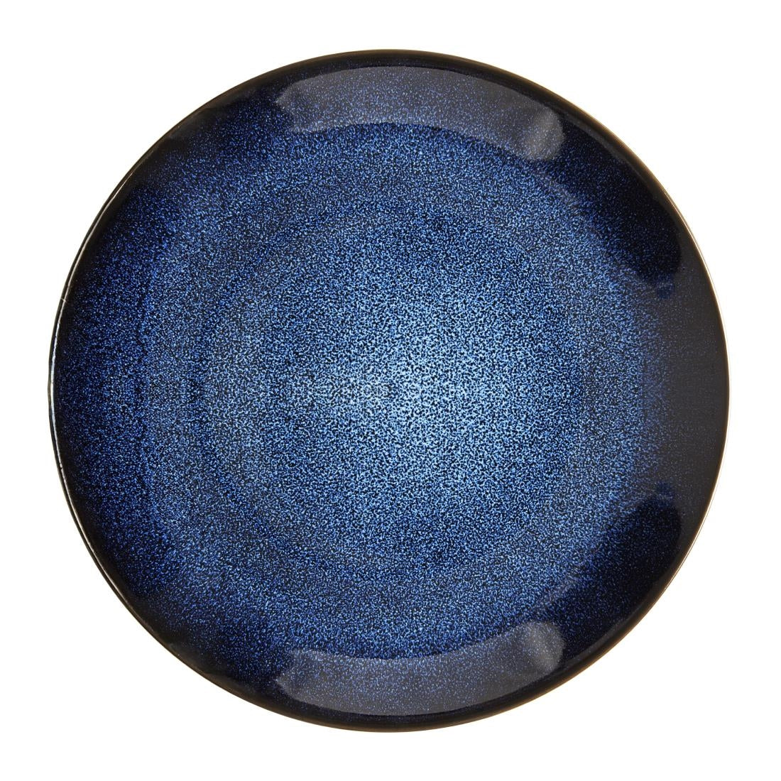Olympia Luna Midnight Blue Coupe Plate - 255mm 10" (4 Pack) (255(Ø)x43(H)mm | Pack Quantity: 4) • PAS-DZ778