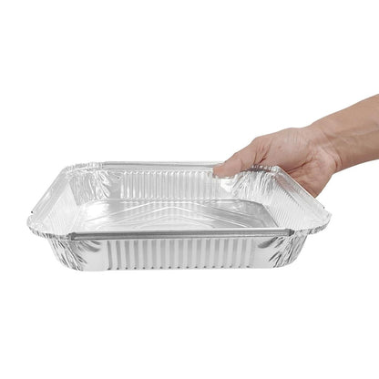 Fiesta Recyclable Shallow Foil Containers 1580ml (Pack of 200) • PAS-DZ893