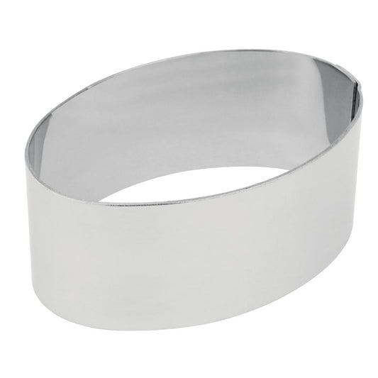 Oval Mini Gateaux Mould 50 x 30mm • PAS-E061