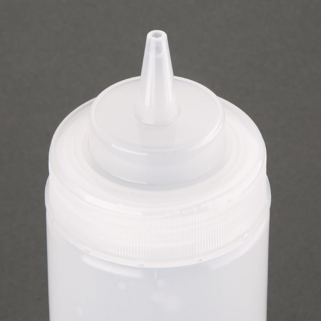 Vogue Clear Wide Neck Squeeze Sauce Bottle 454ml • PAS-E092