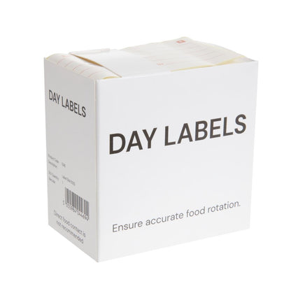 Hygiplas Removable Prepped Food Labels (500 Pack) (50mm | Pack: 500 removeable labels) • PAS-E148