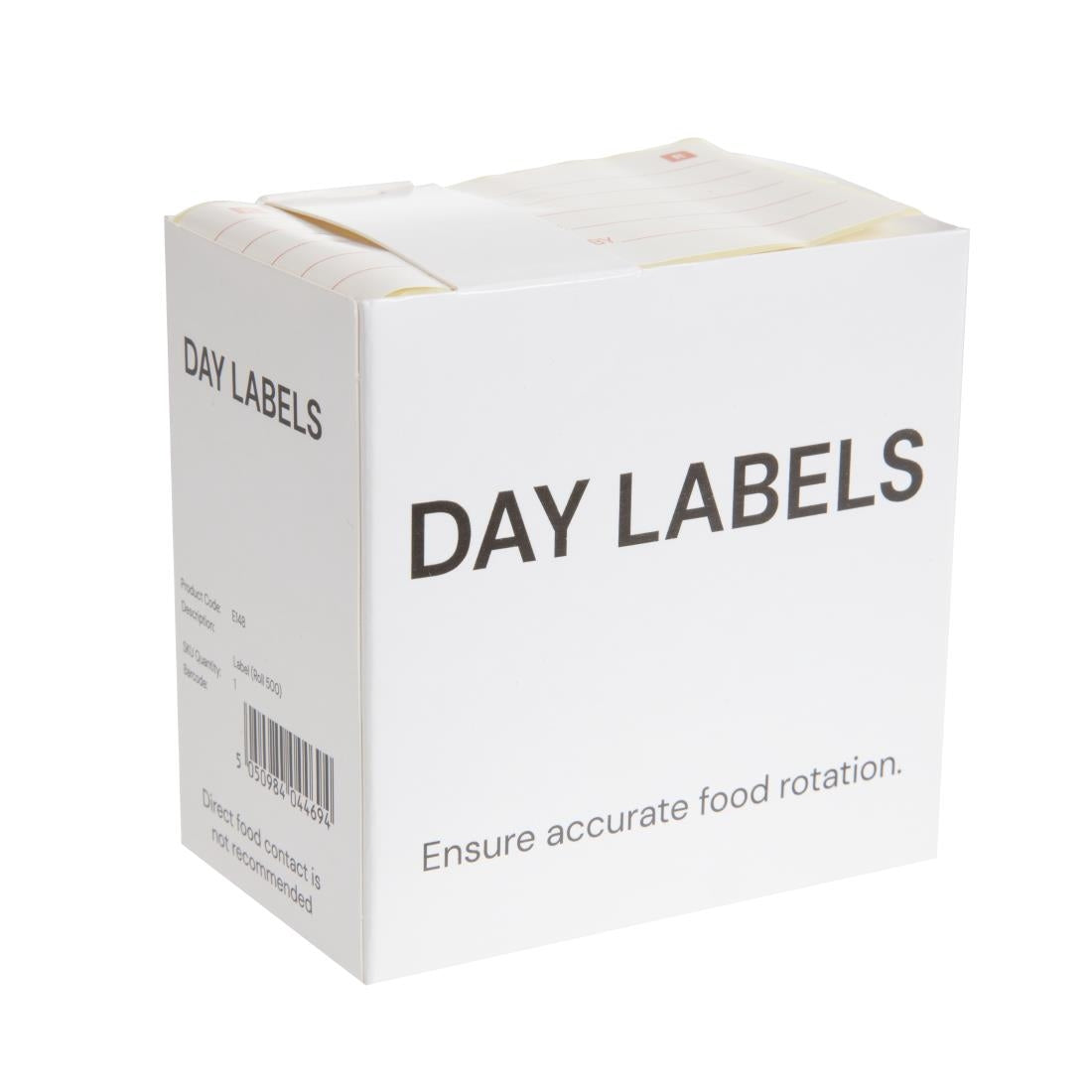 Hygiplas Removable Prepped Food Labels (500 Pack) (Pack of 500) • PAS-E148
